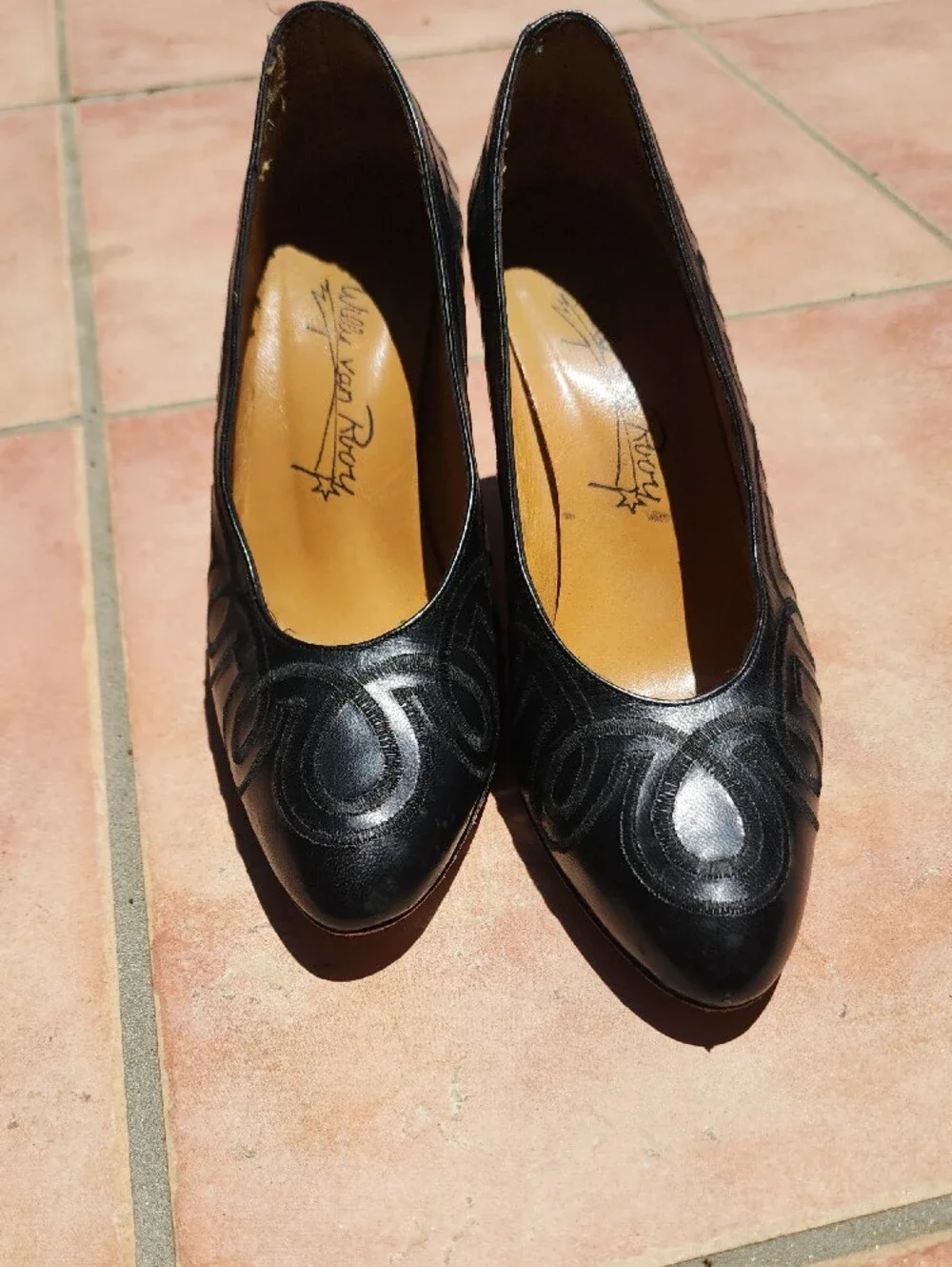 RARE✨️WILLY VAN ROOY Vintage Black Pumps